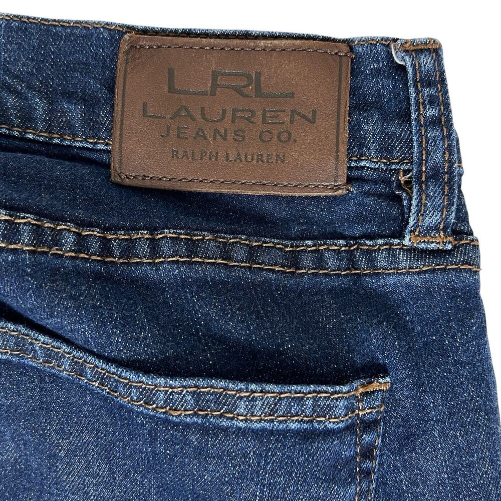 Lauren Ralph Lauren LRL Modern Skinny Jeans Women 8 30x30 Denim Preppy Classic - Picture 7 of 16